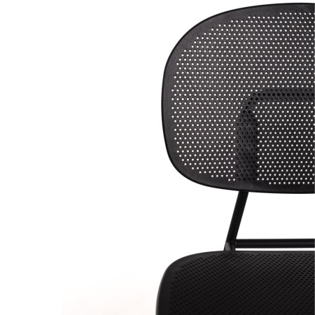 Tondina Slim – Chaise moderne et pratique pour intérieur ou espace public, éco-conçue en métal et plastique