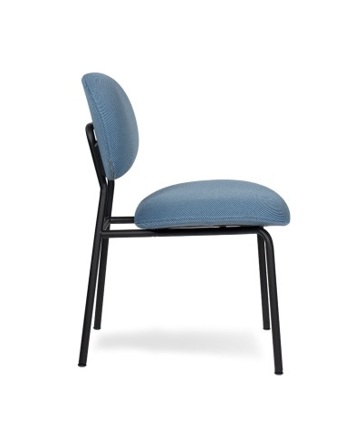 Chaise tissu Tondina Fat – Design épuré avec coussinage moelleux, pensée pour un usage prolongé