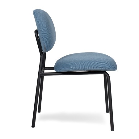 Chaise tissu Tondina Fat – Design épuré avec coussinage moelleux, pensée pour un usage prolongé