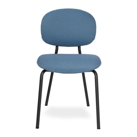 Tondina Fat – Chaise contemporaine avec revêtement tissu doux et forme rembourrée élégante