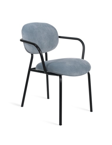 Chaise Tondina Fat – Assise moelleuse et accoudoirs enveloppants, parfaite pour espaces de travail ou de réunion