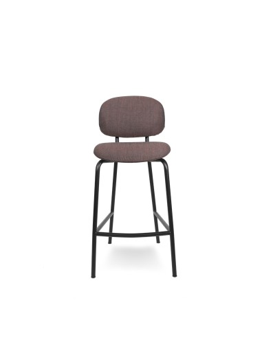 Tabouret Tondina Fat – Parfait pour un îlot central, avec revêtement tissu doux et assise moelleuse
