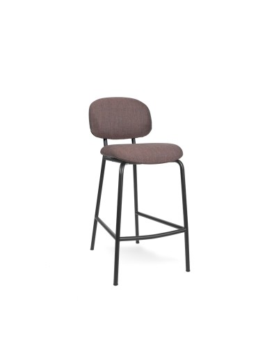 Tondina Fat – Tabouret de cuisine au design moderne avec assise en tissu rembourré pour un confort optimal