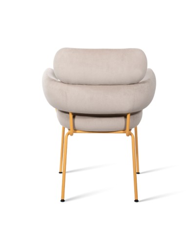 Takumi – Chaise confortable avec accoudoirs et tissu doux, idéale pour les moments de pause ou de réunion