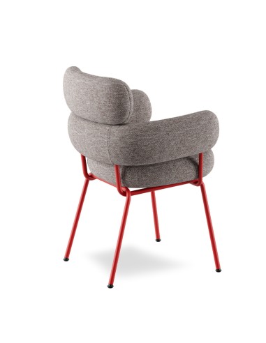 Takumi – Chaise design en tissu avec accoudoirs, pensée pour les environnements professionnels ou résidentiels