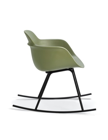 Chaise à bascule design avec coque plastique – Sicla