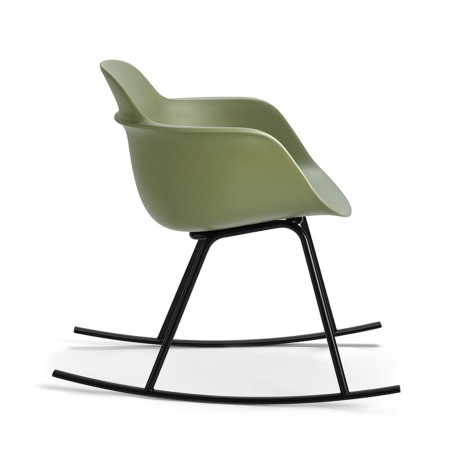 Chaise à bascule design avec coque plastique – Sicla