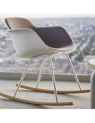 Chaise design relax avec coussin tissu intégré – Sicla