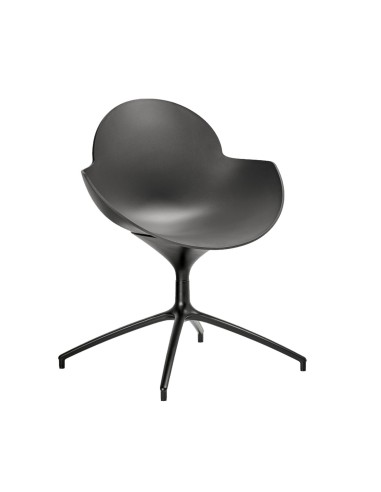 Chaise Cookie pivotante avec base étoile en aluminium