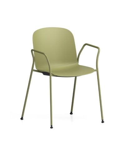 Chaise empilable avec accoudoirs intégrés – Relief