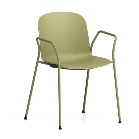 Chaise empilable avec accoudoirs intégrés – Relief