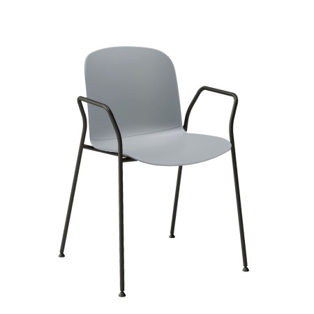 Chaise en plastique avec accoudoirs pour salle de réunion – Relief