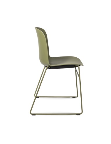 Chaise de conférence design avec piètement traîneau – Relief