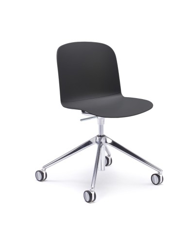 Chaise Relief réglable en hauteur avec roulettes