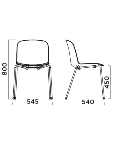 Mobilier professionnel avec assise tissu – Relief