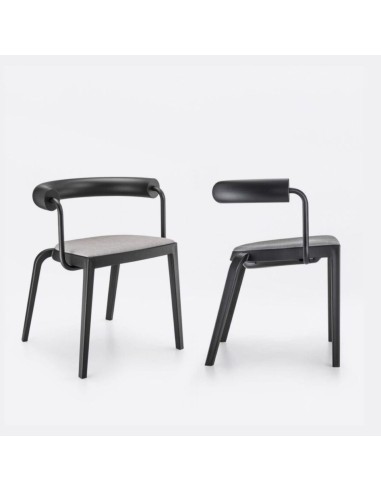 Chaise rembourrée pour le travail ou salle d'attente moderne - modèle BI 20s