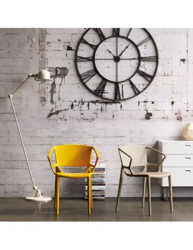 Salle d'attente avec chaise Fiorellina - accoudoirs et dossier plein 