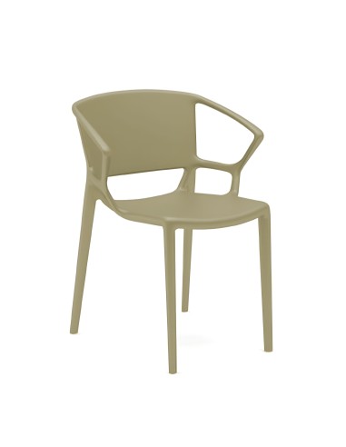 Chaise empilable Fiorellina - plastique bleu 