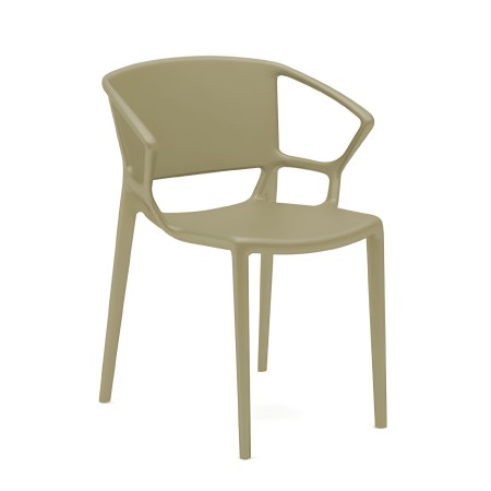 Chaise empilable Fiorellina - plastique bleu 