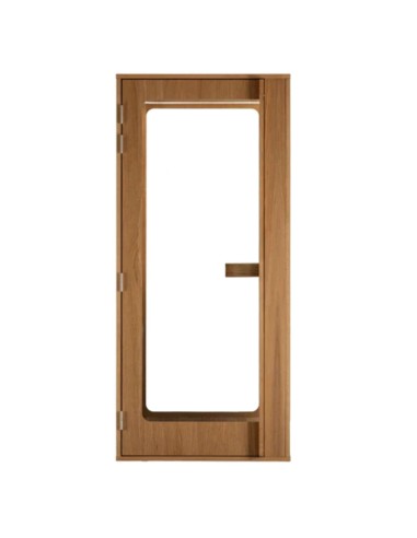 cabine acoustique individuelle Haven One en bois clair vue de face