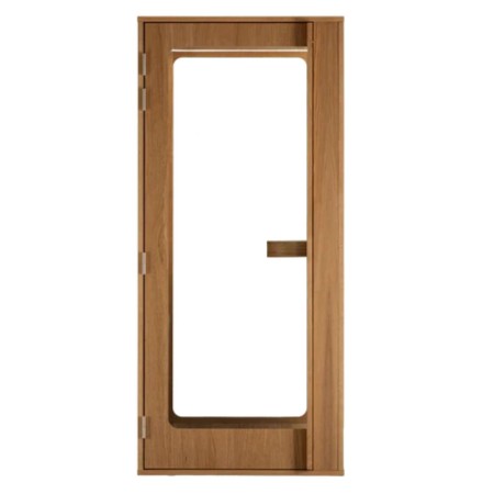 cabine acoustique individuelle Haven One en bois clair vue de face