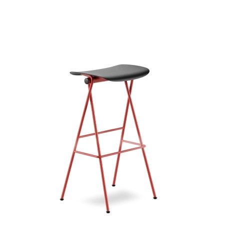 Tabouret de cuisine original et coloré - pour salle de pause - acier et plastique Flip
