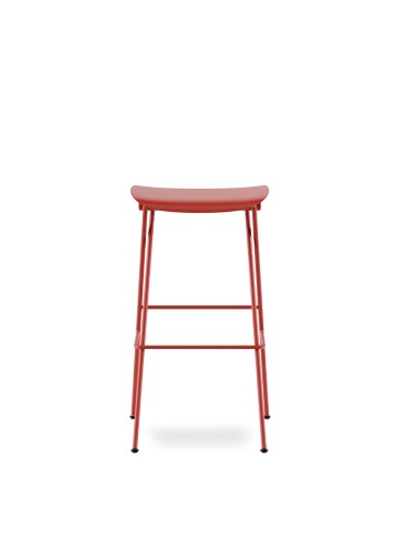 Assise haute coloris rouge - pour une cuisine colorée et originale