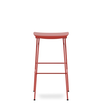 Assise haute coloris rouge - pour une cuisine colorée et originale