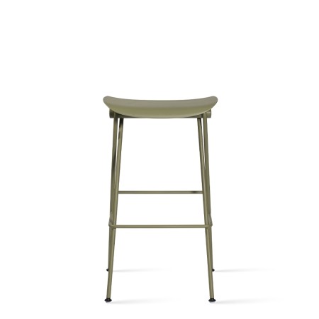 Assise haute en acier et plastique pour îlot de cuisine - design simple et modern Flip