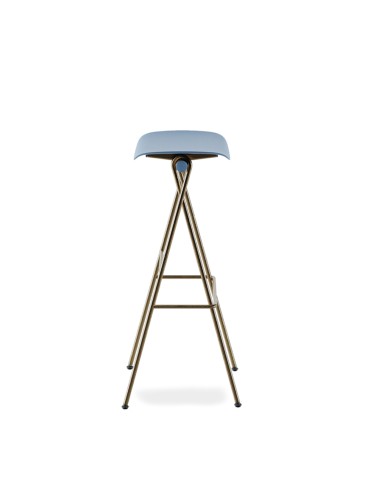 Assise haute 75cm pour bars colorés et originaux - acier et plastique minimalisme Flip