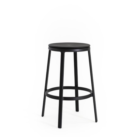 	Tabouret extérieur en plastique - pour cafétaria ou coworking ROUND&ROUND