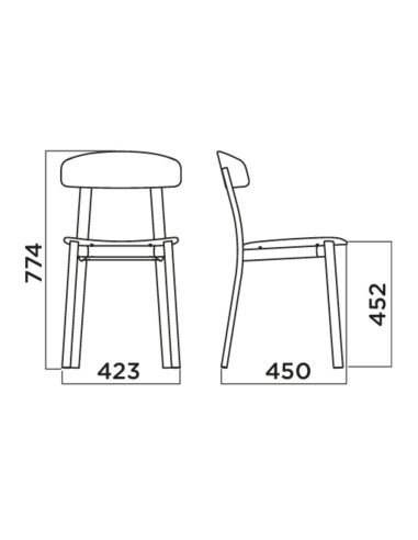 fauteuil lounge avec piètement métal