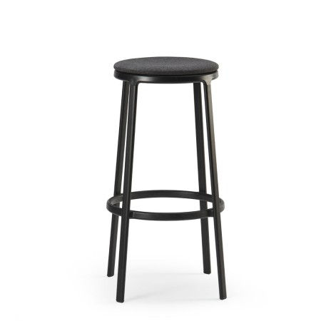 Tabouret ROUND&ROUND de bar - assise en tissu confort moderne