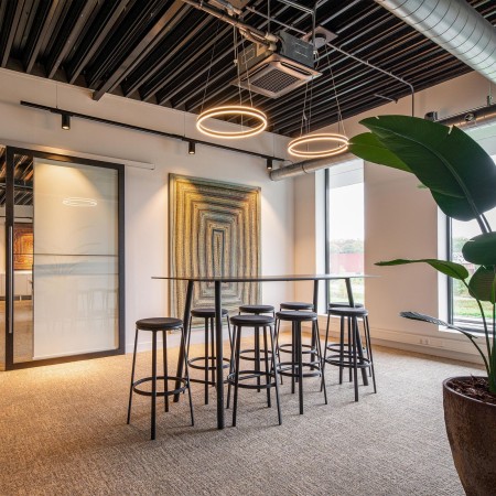 Tabouret haut pour bar - assise rembourrée pour confort prolongé modèle ROUND&ROUND 2