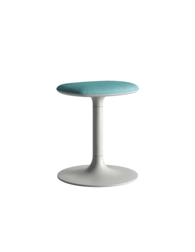 Tabouret bas design accueillant - coloris bleu FLINK