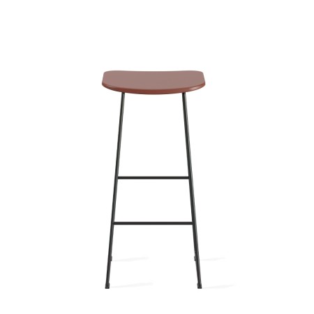 Tabouret de bar KLEJN - plastique et acier pour un espace coloré et convivial
