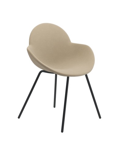 Chaise d’accueil rembourrée et stable – Cookie 4 pieds