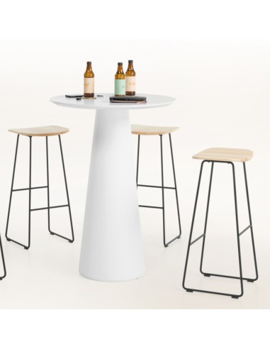 Tabouret en bois de cuisine et îlot - modèle en frêne chaleureux KLEJN