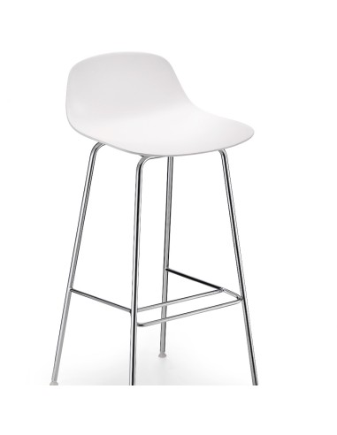 Chaise haute pour bar - acier et plastique - style minimaliste Pure Loop Mini