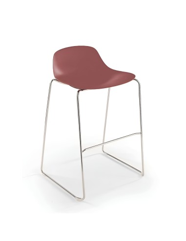 Chause haute pour cuisine et îlot - pieds en traîneau style moderne et accueillant - Pure Loop Mini