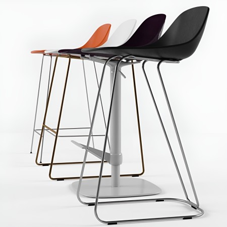 Gamme de coloris Pure Loop Mini - piètement élégant dandy et assise confortable plastique