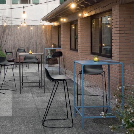 Tabouret de bar élégant et minimaliste pour intérieurs chics - Pure Loop Mini Dandy