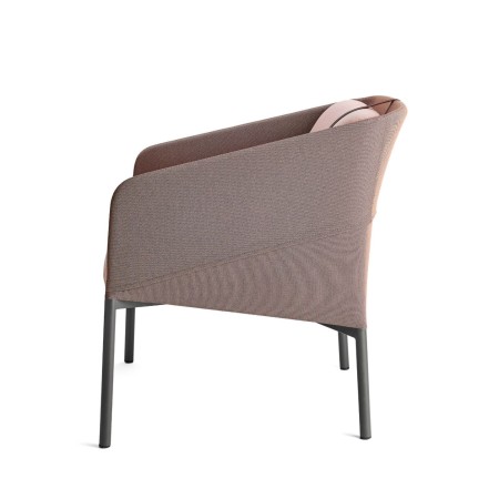 Fauteuil moderne design avec cuir - raffiné et confortable DEMOISELLE