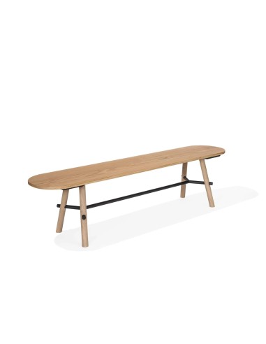 banc Record Bench en bois massif avec hauteur d’assise 450 mm - chêne naturel