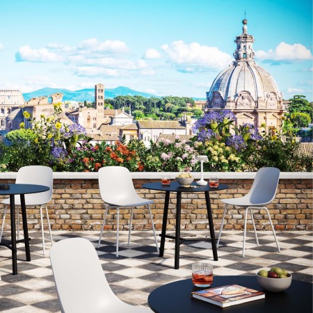 table bistrot noire avec plateau rond – modèle H710 Record Contract 2