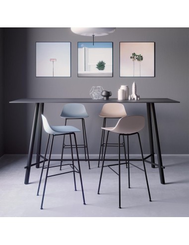 Table noire Record Meeting pour salle de réunion - style minimaliste et moderne