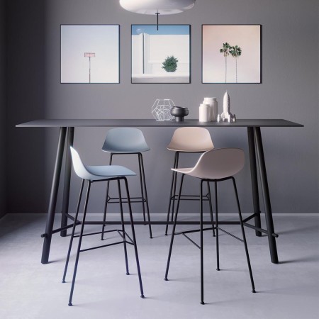 Table noire Record Meeting pour salle de réunion - style minimaliste et moderne