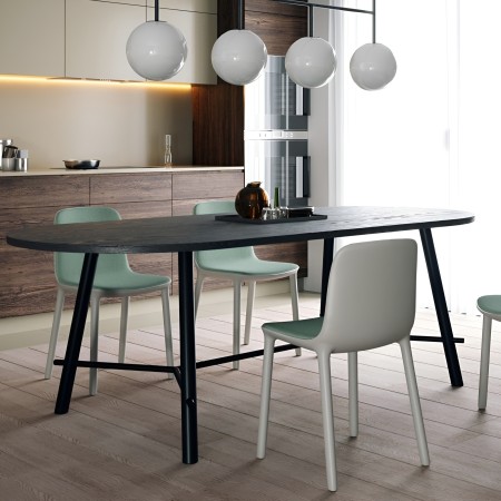 Chaise en plastique recyclé – modèle monobloc Freya 2