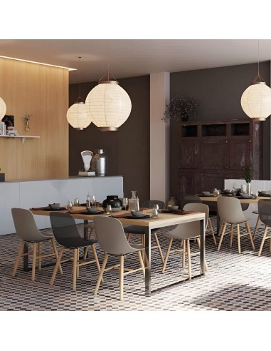 Chaise Retro Pure Mini Loop pieds en bois et coque en plastique - confortable et design