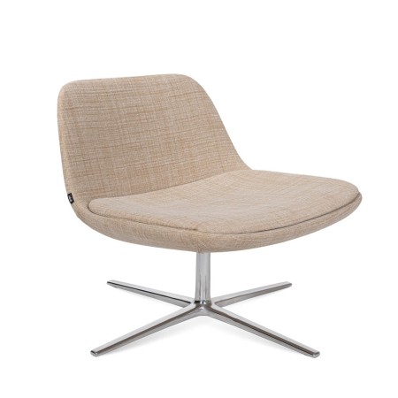 Pure Loop Lounge fauteuil avec base étoile en aluminium